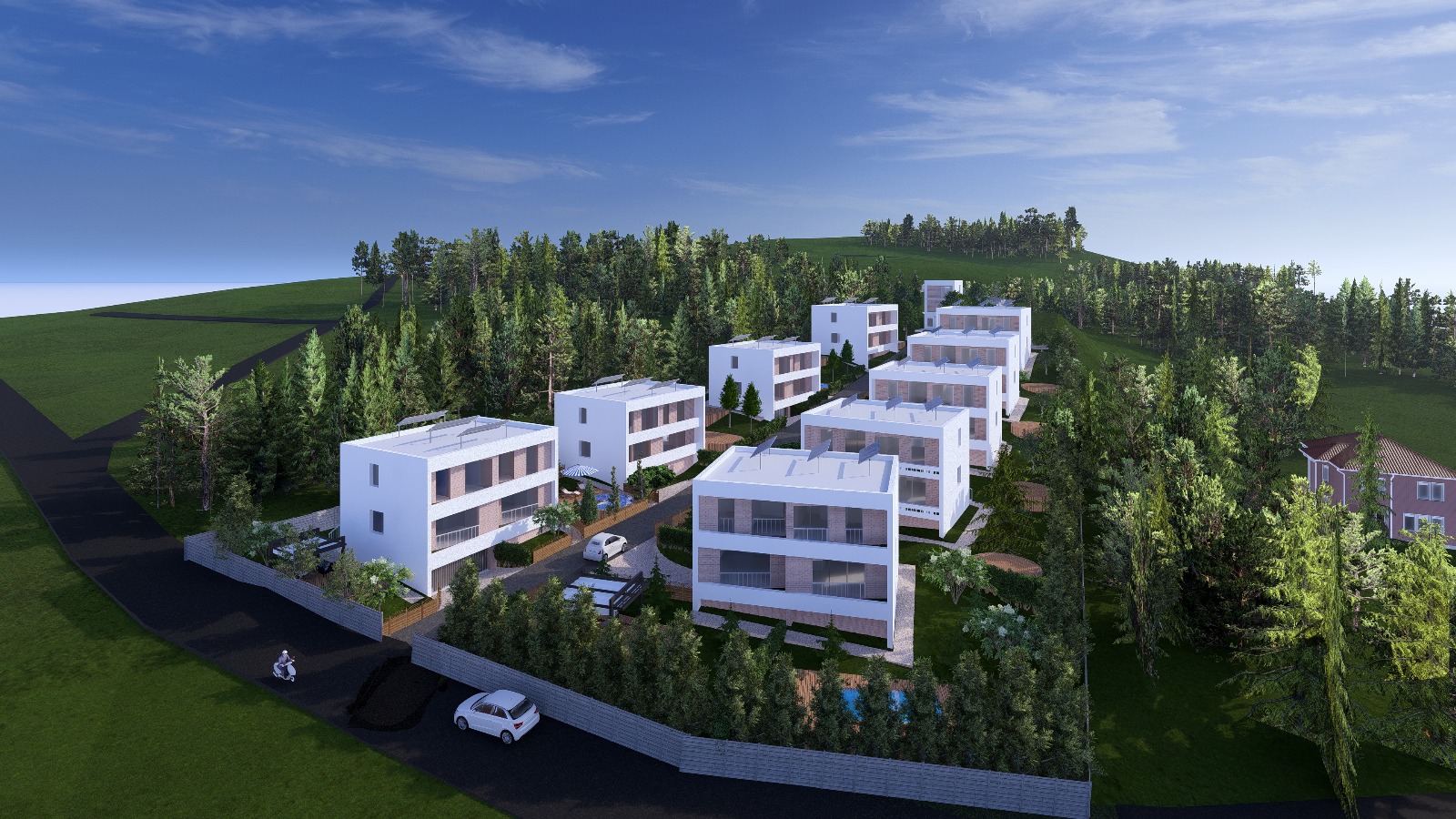 Render Naselja Panorama Dunav